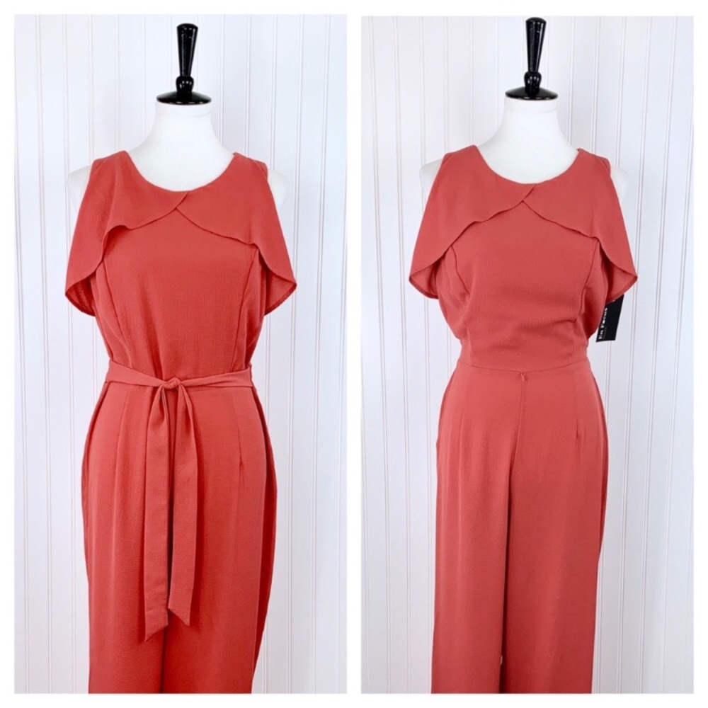 Enfocus Studio Pant Jumpsuit | Coral | Size 4